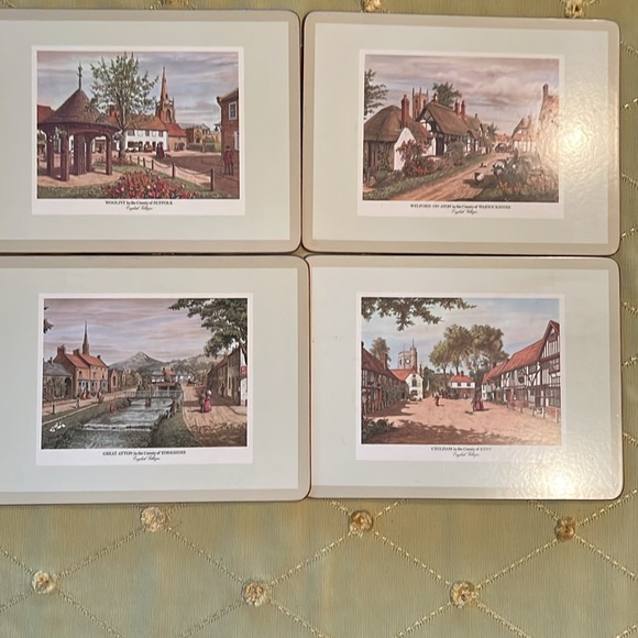 Harrods Kitchen English Villages Placemats Set Of 4 Poshmark